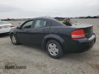 2010 Dodge Avenger SXT with VIN 1B3CC4FB7AN131405, listed as a Copart auction lot 46042455 with Not provided miles and Salvage title. Bid and sale history available at DreamBid. Image 2.