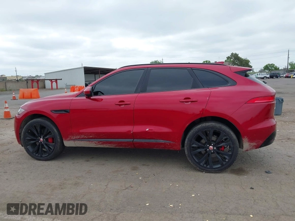 2017 Jaguar F-Pace S with VIN SADCM2BV8HA099750, listed as a IAAI auction lot 42035692 with 63,301 mi miles and . Bid and sale history available at DreamBid. Image 14.