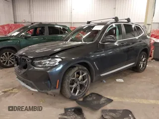 2022 BMW X3 xDrive30i with VIN 5UX53DP09N9K75829, listed as a IAAI auction lot 41646561 with Not Provided miles and . Bid and sale history available at DreamBid. Image 17.
