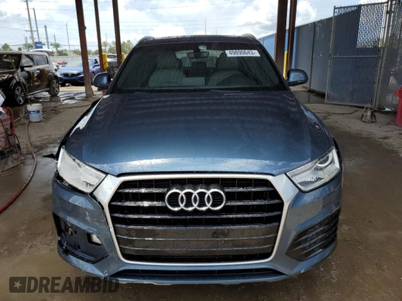 2018 Audi Q3 Premium with VIN WA1BCCFS8JR015511, listed as a Copart auction lot 49890643 with 63,944 mi miles. Bid and sale history available at carsss.com. Image 5.