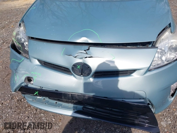 2013 Toyota Prius One with VIN JTDKN3DU2D5694515, listed as a IAAI auction lot 41849171 with 130,479 mi miles and . Bid and sale history available at DreamBid. Image 6.