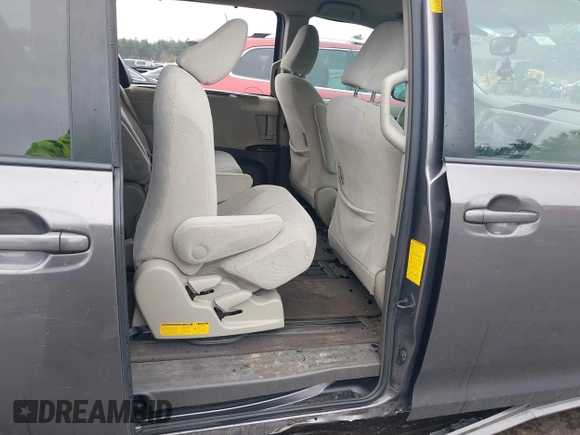 2012 Toyota Sienna LE AAS with VIN 5TDKK3DC8CS179642, listed as a IAAI auction lot 41944348 with Not Provided miles and . Bid and sale history available at DreamBid. Image 8.