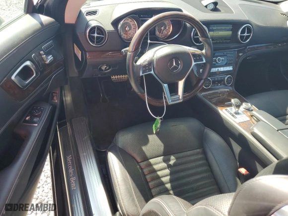 2014 Mercedes-Benz SL-Class SL 550 with VIN WDDJK7DA5EF023732, listed as a Copart auction lot 43949695 with 44,841 mi miles and Salvage Title. Bid and sale history available at carsss.com. Image 8.