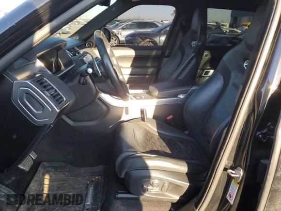 2018 Land Rover Range Rover Sport SVR with VIN SALWZ2SE6JA198429, listed as a Copart auction lot 43245285 with 93,680 mi miles and Clean Title. Bid and sale history available at carsss.com. Image 7.