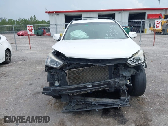 2014 Hyundai Santa Fe with VIN 5XYZU3LB9EG229255, listed as a IAAI auction lot 42407410 with 201,523 mi miles and . Bid and sale history available at DreamBid. Image 6.