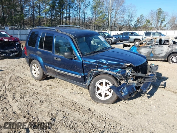 2005 Jeep Liberty Limited with VIN 1J4GK58K55W502769, listed as a IAAI auction lot 41241319 with 153,091 mi miles. Bid and sale history available at carsss.com. Image 1.