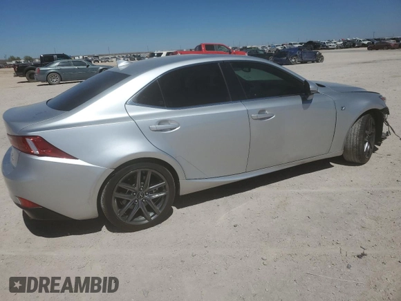 2016 Lexus IS 200t with VIN JTHBA1D26G5007148, listed as a Copart auction lot 50635665 with 105,371 mi miles and Salvage Title. Bid and sale history available at DreamBid. Image 3.
