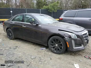 2014 Cadillac CTS Luxury AWD with VIN 1G6AX5S37E0159192, listed as a Copart auction lot 48868515 with 252,227 mi miles and Non Repairable. Bid and sale history available at DreamBid. Image 4.