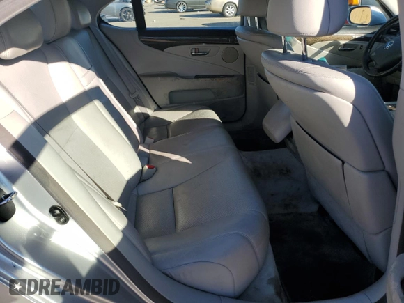 2007 Lexus LS 460 with VIN JTHBL46F975040494, listed as a Copart auction lot 41648735 with 353,650 mi miles and Clean Title. Bid and sale history available at DreamBid. Image 10.