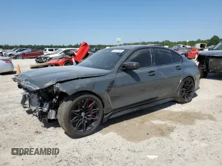 2024 BMW M3 Competition xDrive z VIN WBS43AY02RFS26756, wystawiony jako Copart lot #52377425 z przebiegiem 7 468 mil mil oraz Szkoda całkowita • Salvage title. Historia ofert i sprzedaży dostępna na DreamBid. Obrazek 1.