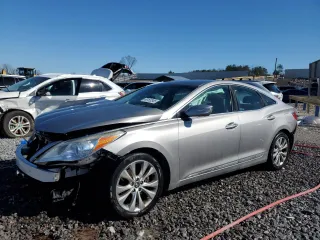 2014 Hyundai Azera z VIN KMHFG4JG6EA354742, wystawiony jako Copart lot #48163345 z przebiegiem 104 983 mil mil oraz Szkoda całkowita • Salvage title. Historia ofert i sprzedaży dostępna na DreamBid. Obrazek 1.