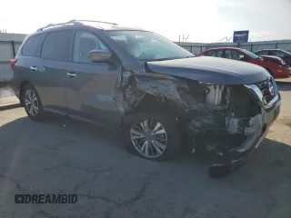 2018 Nissan Pathfinder SL with VIN 5N1DR2MN1JC674713, listed as a Copart auction lot 45764535 with 88,010 mi miles and Salvage Title. Bid and sale history available at carsss.com. Image 4.