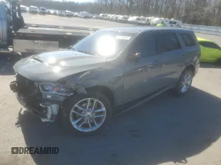 2021 Dodge Durango R/T with VIN 1C4SDJCT4MC661799, listed as a Copart auction lot 50196545 with 102,961 mi miles and Salvage Title. Bid and sale history available at DreamBid. Image 1.