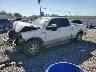 2008 Ford F-150 XLT with VIN 1FTPW14V58KB37444, listed as a Copart auction lot 50063545 with 165,536 mi miles and Salvage Title. Bid and sale history available at carsss.com. Image 1.