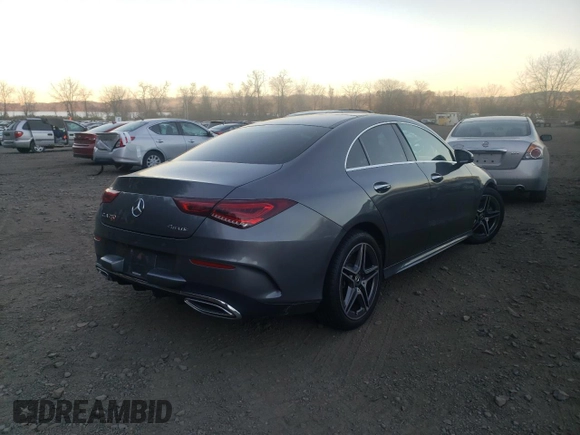 2021 Mercedes-Benz CLA with VIN W1K5J4HB5MN209314, listed as a Copart auction lot 66474182 with 17,866 mi miles. Bid and sale history available at carsss.com. Image 4.