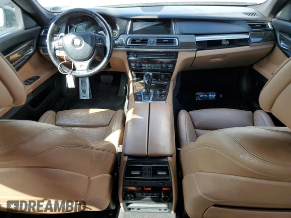 2014 BMW 7 Series ALPINA B7 with VIN WBAYE8C53ED135089, listed as a Copart auction lot 57943575 with 100,096 mi miles and Salvage title. Bid and sale history available at DreamBid. Image 8.