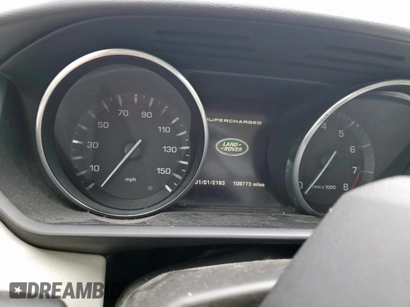 2014 Land Rover Range Rover Sport Supercharged with VIN SALWR2EF3EA303728, listed as a Copart auction lot 54922025 with 109,773 mi miles and Clean Title. Bid and sale history available at carsss.com. Image 9.