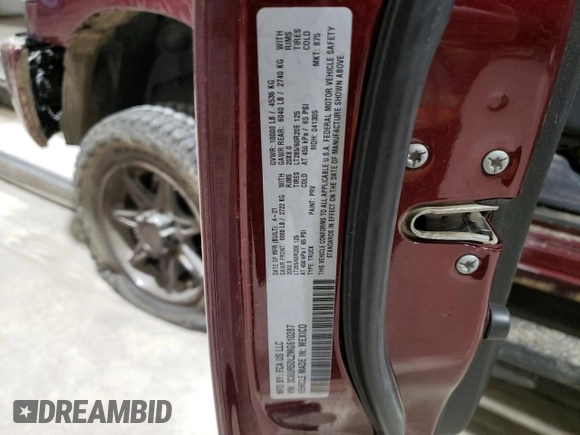2021 Ram 2500 Big Horn with VIN 3C6UR5DL2MG610287, listed as a Copart auction lot 47719845 with 111,247 mi miles and Salvage Title. Bid and sale history available at carsss.com. Image 15.
