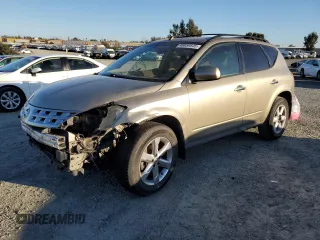 2005 Nissan Murano SL z VIN JN8AZ08T05W311624, wystawiony jako Copart lot #46659545 z przebiegiem 182 625 mil mil oraz Czysty tytuł • Clean title. Historia ofert i sprzedaży dostępna na DreamBid. Obrazek 1.