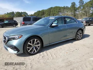 2024 Mercedes-Benz E 350 with VIN W1KLF4HB0RA065047, listed as a Copart auction lot 53708025 with 7,101 mi miles and Salvage title. Bid and sale history available at DreamBid. Image 1.