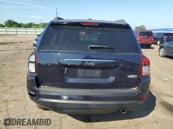 2016 Jeep Compass Latitude with VIN 1C4NJCEA5GD790100, listed as a Copart auction lot 62022485 with 103,224 mi miles and Clean title. Bid and sale history available at DreamBid. Image 6.