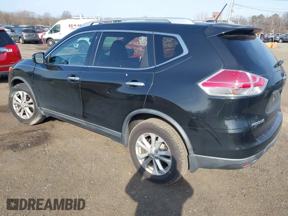 2016 Nissan Rogue SV with VIN KNMAT2MV4GP727768, listed as a IAAI auction lot 41794234 with 76,139 mi miles. Bid and sale history available at carsss.com. Image 3.