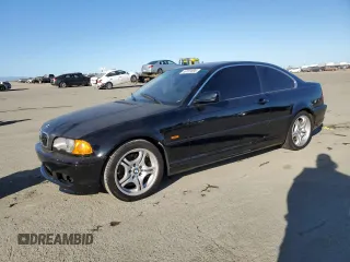2001 BMW 3 Series 330Ci with VIN WBABN53421JU30014, listed as a Copart auction lot 46181895 with 238,938 mi miles and Salvage Title. Bid and sale history available at carsss.com. Image 1.