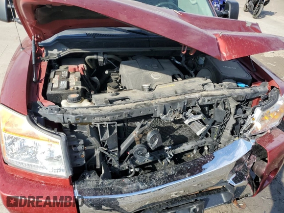 2015 Nissan Titan SL with VIN 1N6AA0EC9FN505189, listed as a Copart auction lot 77302684 with 92,224 mi miles and Salvage Title. Bid and sale history available at carsss.com. Image 12.