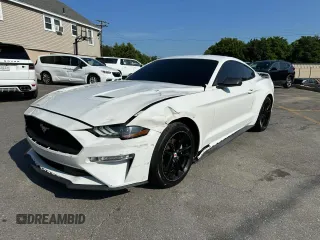 2019 Ford Mustang EcoBoost with VIN 1FA6P8TH7K5193930, listed as a Copart auction lot 66494645 with 129,764 mi miles and Clean title. Bid and sale history available at DreamBid. Image 1.