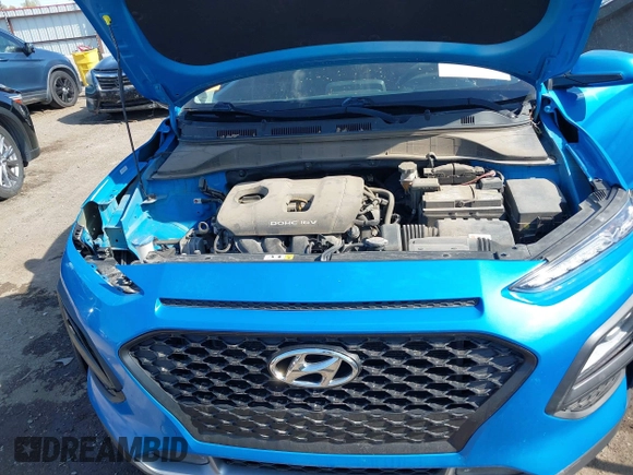 2019 Hyundai Kona SEL with VIN KM8K62AA6KU287071, listed as a IAAI auction lot 40654840 with 93,566 mi miles and . Bid and sale history available at DreamBid. Image 10.