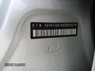2012 Kia Sorento LX with VIN 5XYKT4A19CG233176, listed as a Copart auction lot 44507375 with 0 mi miles and Clean Title. Bid and sale history available at carsss.com. Image 13.