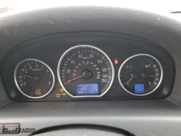 2008 Hyundai Veracruz GLS with VIN KM8NU13CX8U038485, listed as a Copart auction lot 44579795 with 158,814 mi miles and Clean Title. Bid and sale history available at carsss.com. Image 9.