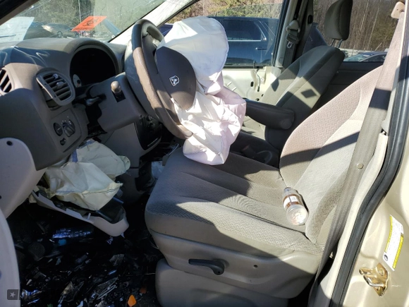2005 Dodge Caravan SXT with VIN 1D8GP45R15B344720, listed as a Copart auction lot 41989275 with 0 mi miles and Salvage Title. Bid and sale history available at carsss.com. Image 7.