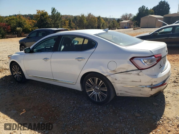 2014 Kia Cadenza Premium with VIN KNALN4D76E5131941, listed as a Copart auction lot 77544574 with 128,514 mi miles and Salvage Title. Bid and sale history available at carsss.com. Image 2.