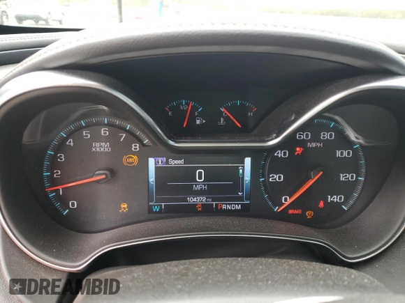 2018 Chevrolet Impala Premier with VIN 2G1125S37J9145698, listed as a Copart auction lot 52649785 with 104,372 mi miles and Salvage Title. Bid and sale history available at DreamBid. Image 9.