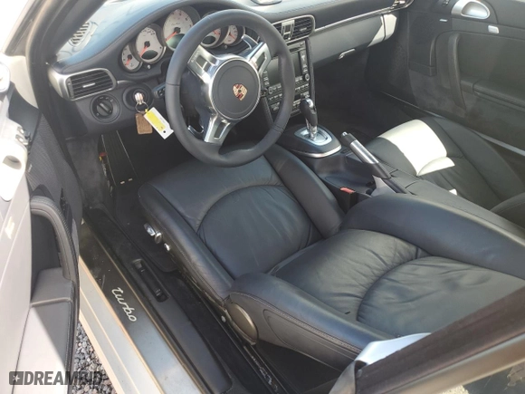 2010 Porsche 911 Turbo S with VIN WP0CD2A91AS773141, listed as a Copart auction lot 74561244 with 0 mi miles and Salvage Title. Bid and sale history available at carsss.com. Image 8.