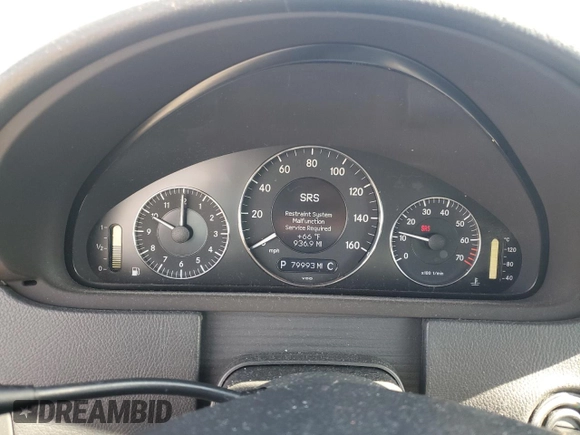 2005 Mercedes-Benz CLK 500 with VIN WDBTK75J85F153391, listed as a Copart auction lot 56691935 with 79,993 mi miles and Salvage title. Bid and sale history available at DreamBid. Image 9.