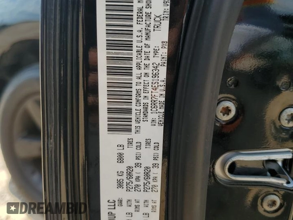 2014 Ram 1500 Tradesman z VIN 1C6RR7FT4ES196342, wystawiony jako Copart lot #61597235 z przebiegiem 113 422 mil mil oraz Szkoda całkowita • Salvage title. Historia ofert i sprzedaży dostępna na DreamBid. Obrazek 12.