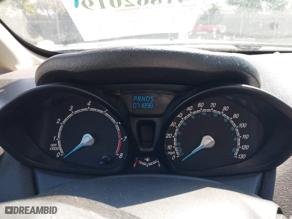2015 Ford Fiesta S with VIN 3FADP4AJ6FM158799, listed as a IAAI auction lot 41862019 with 71,898 mi miles. Bid and sale history available at carsss.com. Image 7.