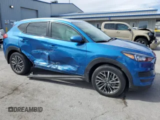 2020 Hyundai Tucson Sport with VIN KM8J3CAL0LU263958, listed as a Copart auction lot 48581035 with 30,678 mi miles and Salvage title. Bid and sale history available at DreamBid. Image 4.