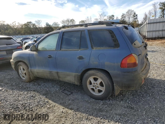 2002 Hyundai Santa Fe GLS with VIN KM8SC13DX2U204235, listed as a Copart auction lot 80680954 with 0 mi miles and Salvage Title. Bid and sale history available at carsss.com. Image 2.