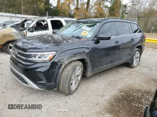 2022 Volkswagen Atlas SE z VIN 1V2JR2CA0NC503350, wystawiony jako Copart lot #87753355 z przebiegiem 93 417 mil mil oraz Szkoda całkowita • Salvage title. Historia ofert i sprzedaży dostępna na DreamBid. Obrazek 1.
