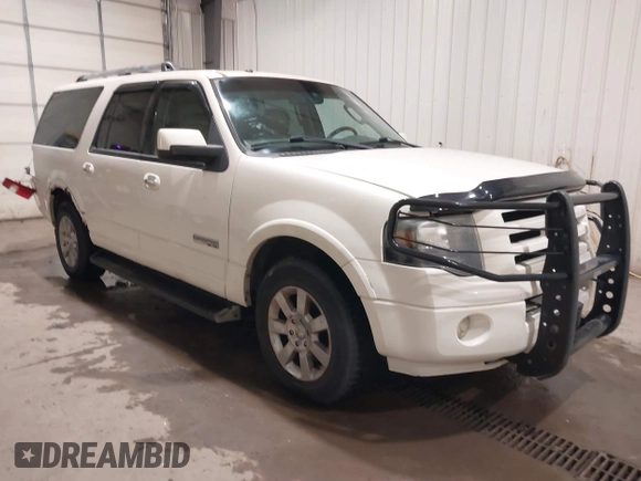 2008 Ford Expedition EL Limited with VIN 1FMFK20548LA35948, listed as a IAAI auction lot 41345824 with 213,463 mi miles. Bid and sale history available at carsss.com. Image 1.