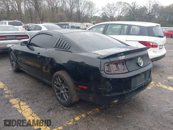 2013 Ford Mustang V6 with VIN 1ZVBP8AM9D5253490, listed as a IAAI auction lot 41856886 with 236,348 mi miles and . Bid and sale history available at DreamBid. Image 3.