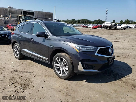 2019 Acura RDX w/Technology Pkg with VIN 5J8TC2H50KL036404, listed as a Copart auction lot 72705234 with 95,985 mi miles and Salvage Title. Bid and sale history available at carsss.com. Image 10.