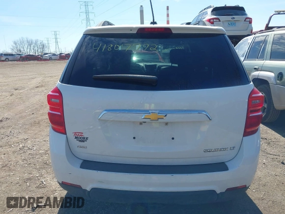 2016 Chevrolet Equinox LT z VIN 2GNFLFEK9G6301969, wystawiony jako IAAI lot #41807792 z przebiegiem 104 944 mil mil oraz . Historia ofert i sprzedaży dostępna na DreamBid. Obrazek 16.