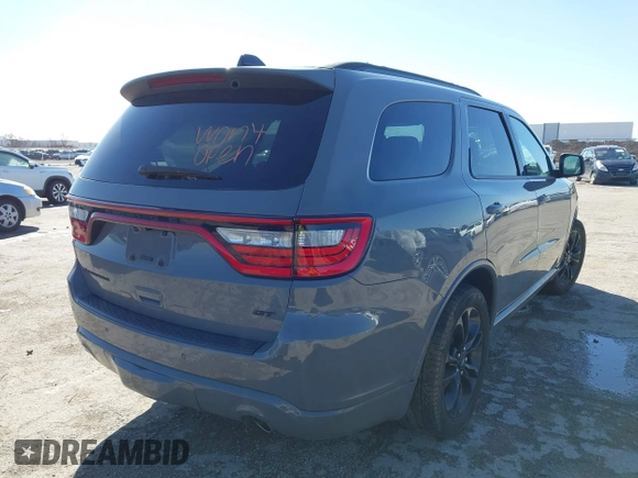 2023 Dodge Durango GT Plus with VIN 1C4RDHDG9PC582934, listed as a IAAI auction lot 41705953 with Not provided miles and . Bid and sale history available at DreamBid. Image 4.