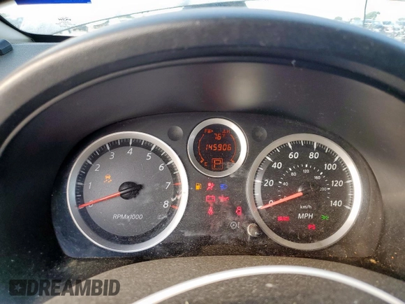 2012 Nissan Sentra S with VIN 3N1AB6AP0CL706912, listed as a Copart auction lot 59206165 with 145,906 mi miles and Salvage title. Bid and sale history available at DreamBid. Image 9.