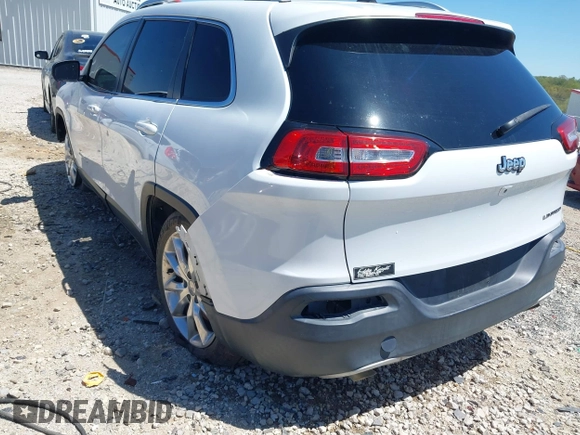 2014 Jeep Cherokee Limited with VIN 1C4PJLDS9EW163565, listed as a IAAI auction lot 42033048 with 183,048 mi miles. Bid and sale history available at carsss.com. Image 17.