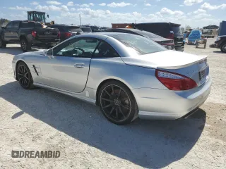 2013 Mercedes-Benz SL 63 AMG with VIN WDDJK7EA6DF015846, listed as a Copart auction lot 76460724 with Not provided miles and Salvage title. Bid and sale history available at DreamBid. Image 2.